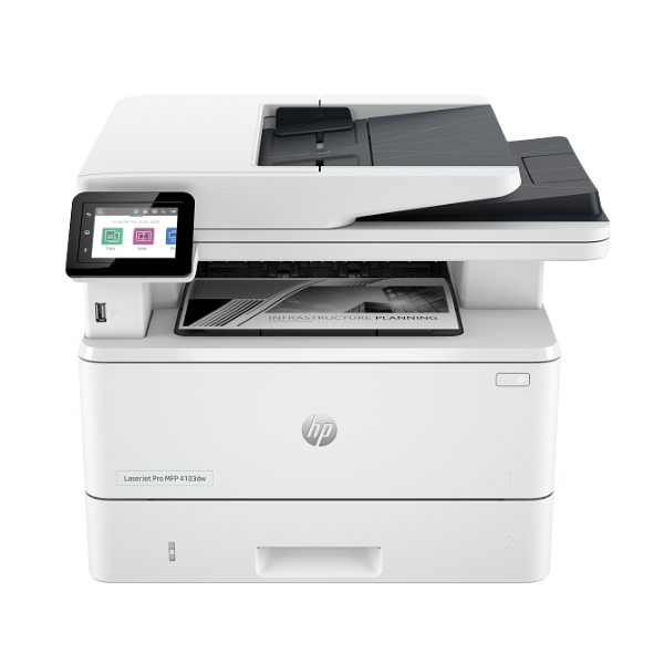 HP LaserJet Pro MFP 4103dw Wireless Multifunction Printer with Duplex Printing & Scanning