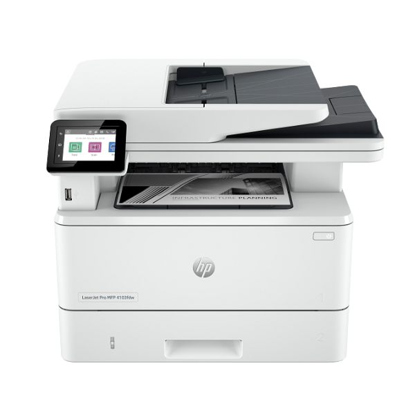 HP LaserJet Pro MFP 4103fdw Mono Laser Printer 40ppm Wireless Duplex ADF