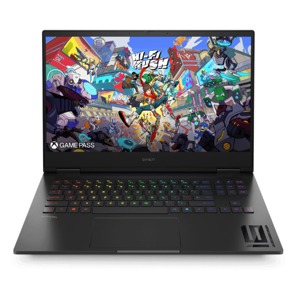 HP OMEN Clamshell | Hanna 25C1 | 16 Gaming Laptop — Core i9-14900HX, RTX 5060, 32GB RAM, 1TB SSD, 16" 144Hz 2K Display, Shadow Black thumbnail 2