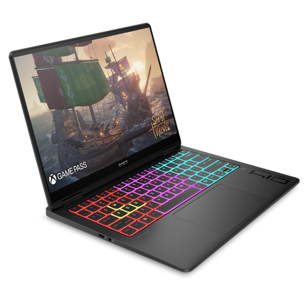 HP OMEN TRANSCEND 14 Gaming Laptop — Intel Core Ultra 7 255H, 16GB RAM, 1TB SSD, RTX 5050, 14.0" 3K OLED Display