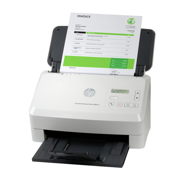HP Scanjet Enterprise Flow 5000 S5 Sheet-Feed Scanner 65ppm High-Speed Document Scanner thumbnail 2