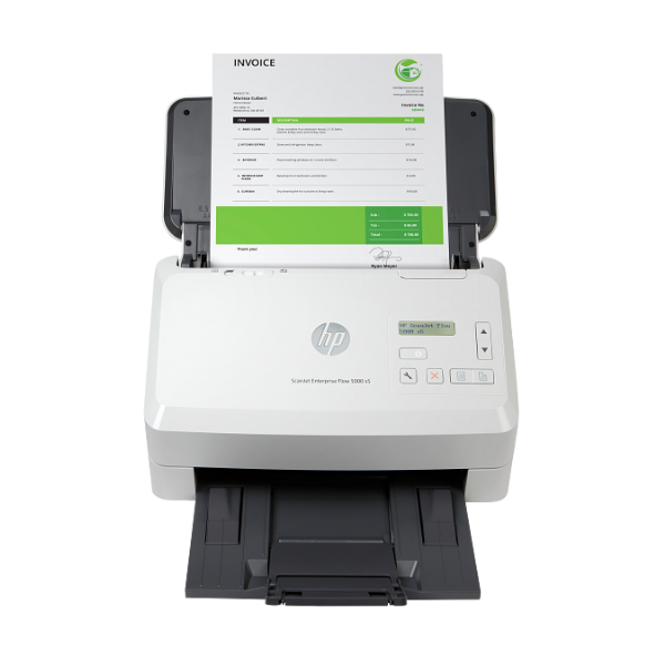 HP Scanjet Enterprise Flow 5000 S5 Sheet-Feed Scanner 65ppm High-Speed Document Scanner