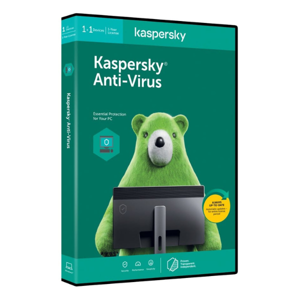 Kaspersky Antivirus 2019 3 User 1 Year Retail License