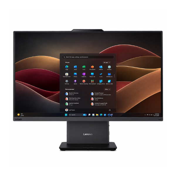 Lenovo ThinkCentre Neo 50a 27 Gen 6 All-in-One PC | Intel Core Ultra 7 | 16GB DDR5 | 512GB NVMe SSD | 27" Non-Touch Display | Black thumbnail 2