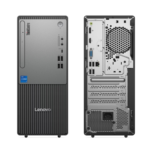 Lenovo ThinkCentre Neo 50t G5 Intel Core i7 14700 8GB RAM 512GB SSD Desktop PC with 21.5" Monitor Black thumbnail 4