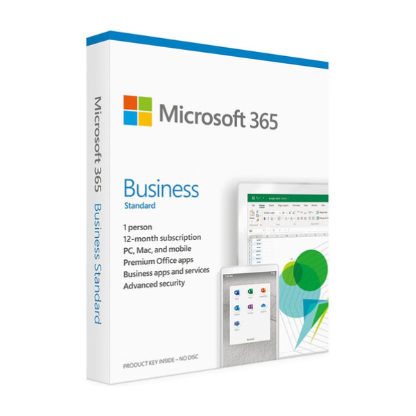 Microsoft 365 Business Standard License - No Teams - 1 Year Subscription