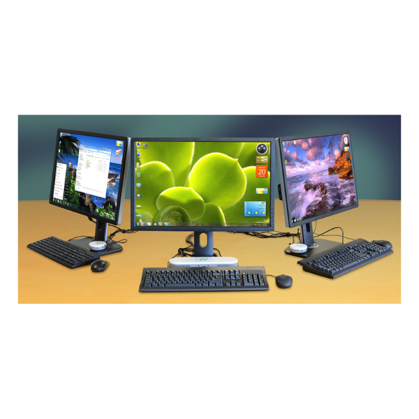 NComputing MX100S 3-User Thin Client Kit for PC Sharing thumbnail 2