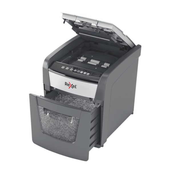 Rexel Optimum AutoFeed+ 50X Automatic Cross-Cut Paper Shredder thumbnail 3