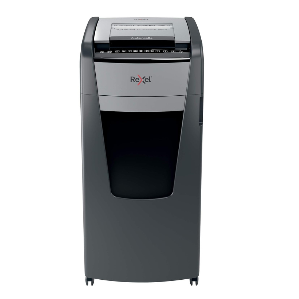 Rexel Optimum AutoFeed+ 600X Cross-Cut Shredder 150L Bin P-4 Security