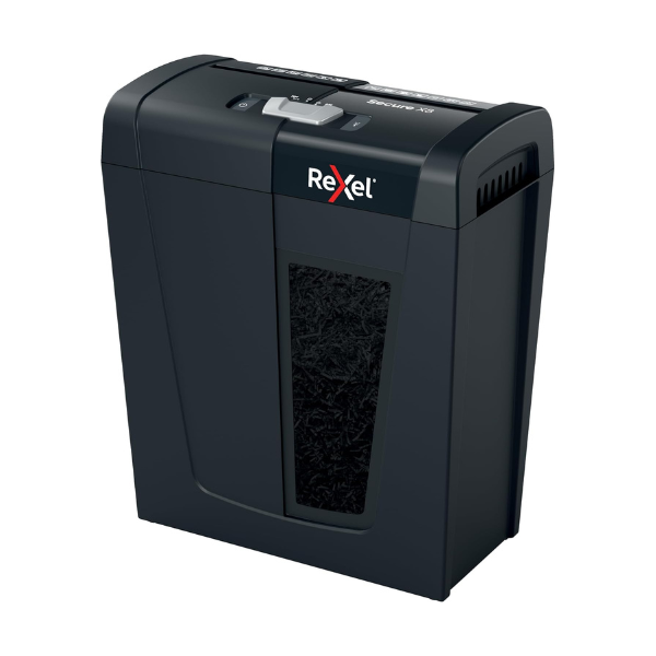 Rexel Secure X8 Cross Cut Paper Shredder (8 Sheet Capacity, P-4 Security) - Black thumbnail 2