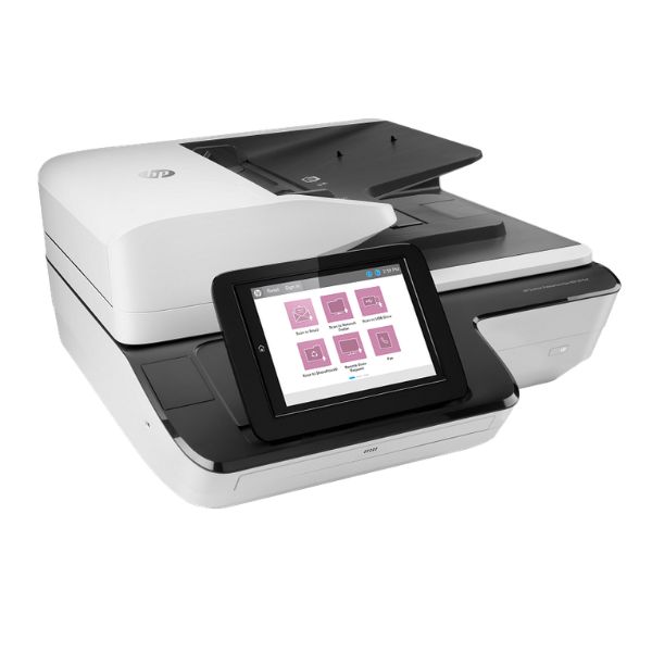 HP ScanJet Enterprise Flow N9120 fn2 – A3 Duplex Scanner, 120 ppm, 500GB Encrypted HDD, 8" Touchscreen, OCR, USB & Network thumbnail 4