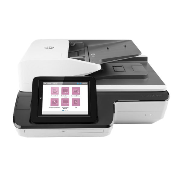 HP ScanJet Enterprise Flow N9120 fn2 – A3 Duplex Scanner, 120 ppm, 500GB Encrypted HDD, 8" Touchscreen, OCR, USB & Network thumbnail 2