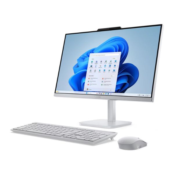 Lenovo IdeaCentre A100 AIO 24-Inch FHD Desktop, Intel Core i3-N305, 8GB RAM, 512GB SSD, Intel UHD Graphics, DOS – F0JN0019UE thumbnail 3