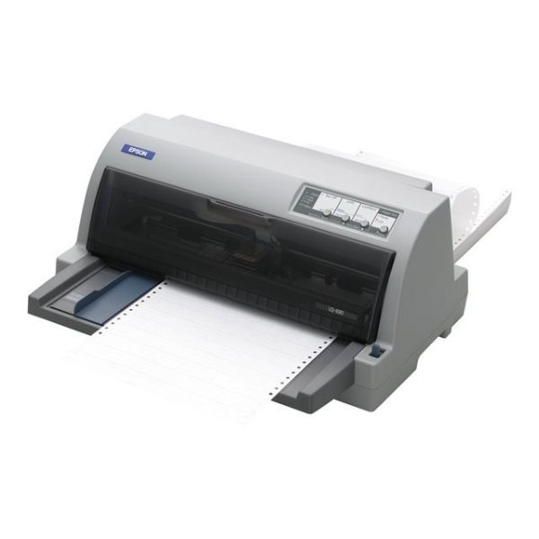 Epson LQ-690 24-Pin Dot Matrix Printer – 529 CPS, 106 Columns, USB 2.0 & Parallel