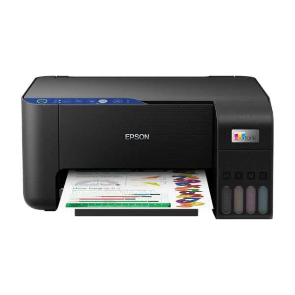 Epson EcoTank L3252 All-In-One Wi-Fi Ink Tank Printer | Print, Scan, Copy | 5760 x 1440 DPI Resolution | 10ipm Black & 5ipm Color Speed | Borderless Photo Printing