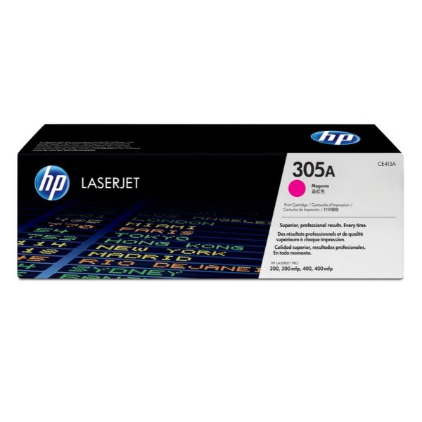 HP 305A CE413A Original Magenta LaserJet Toner Cartridge – 2,600 Pages