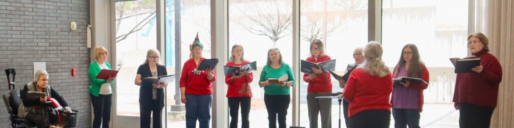 Photo from Meridian Women's Chorus's Family Fun Day at GMOA, 2023-12-09.