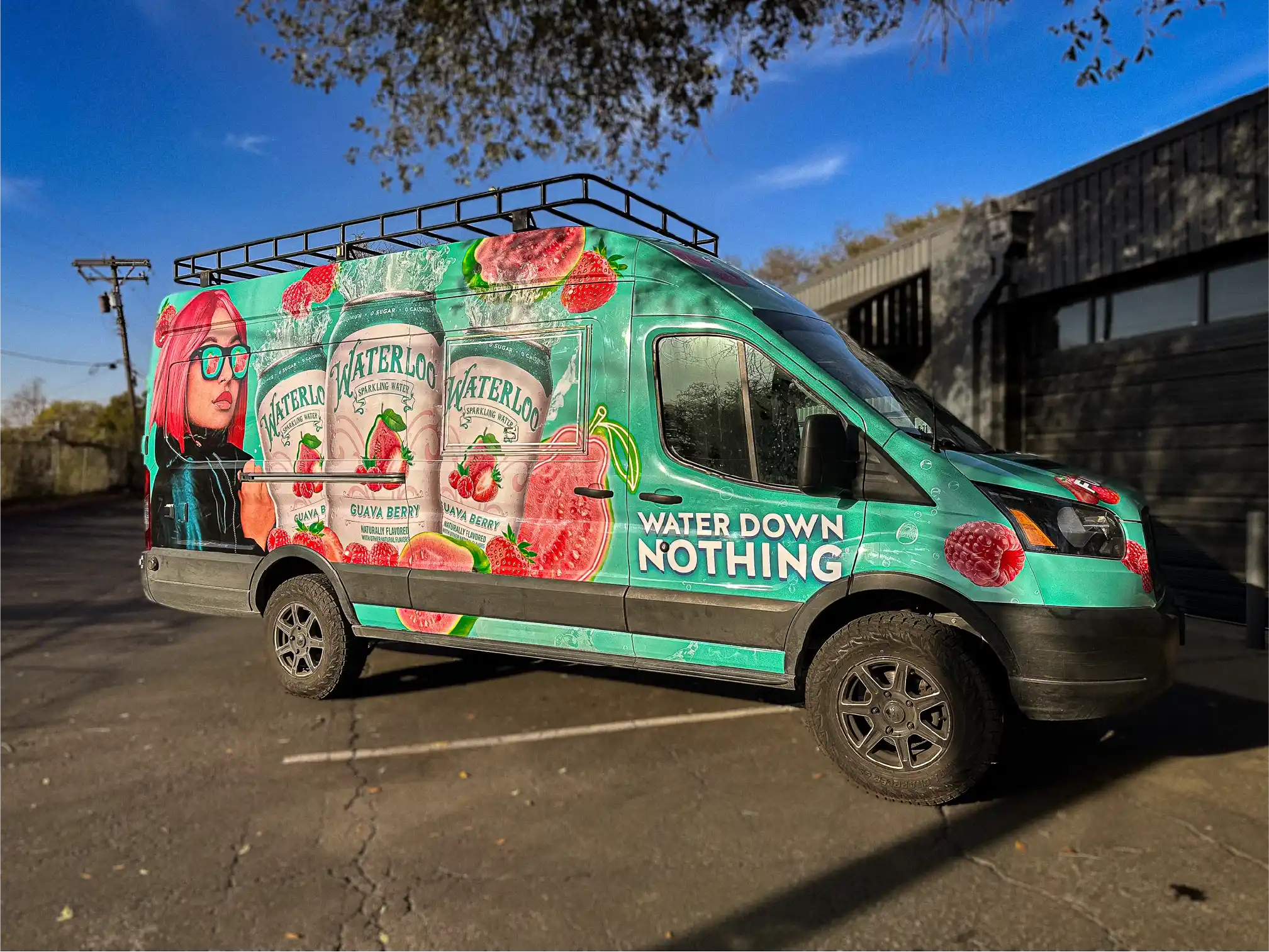Waterloo Sparkling Water Fleet Wrap - Austin TX