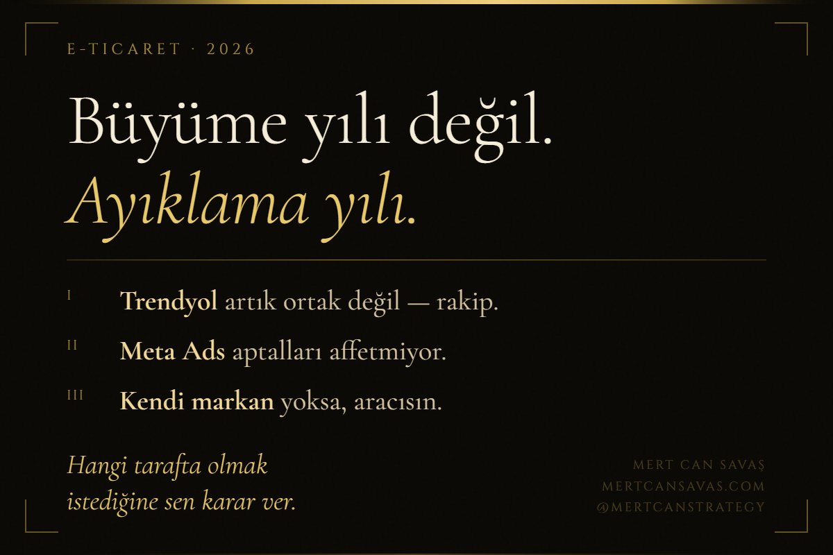 2026'da E-Ticarette Ayıklama Yılı