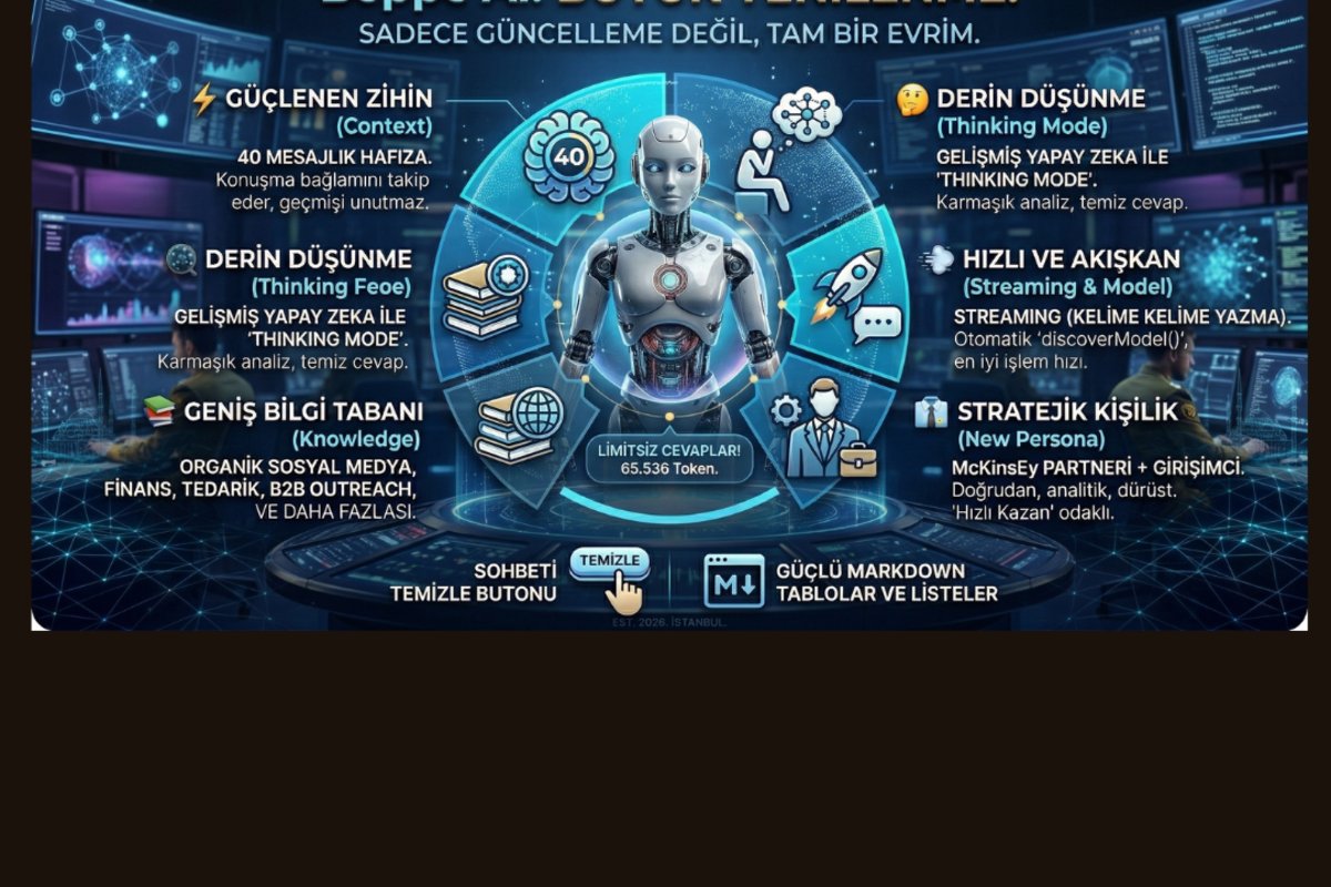 🤖 Beppe AI Evrim Geçirdi: Daha Zeki, Daha Hızlı, Daha "Sahadan"!