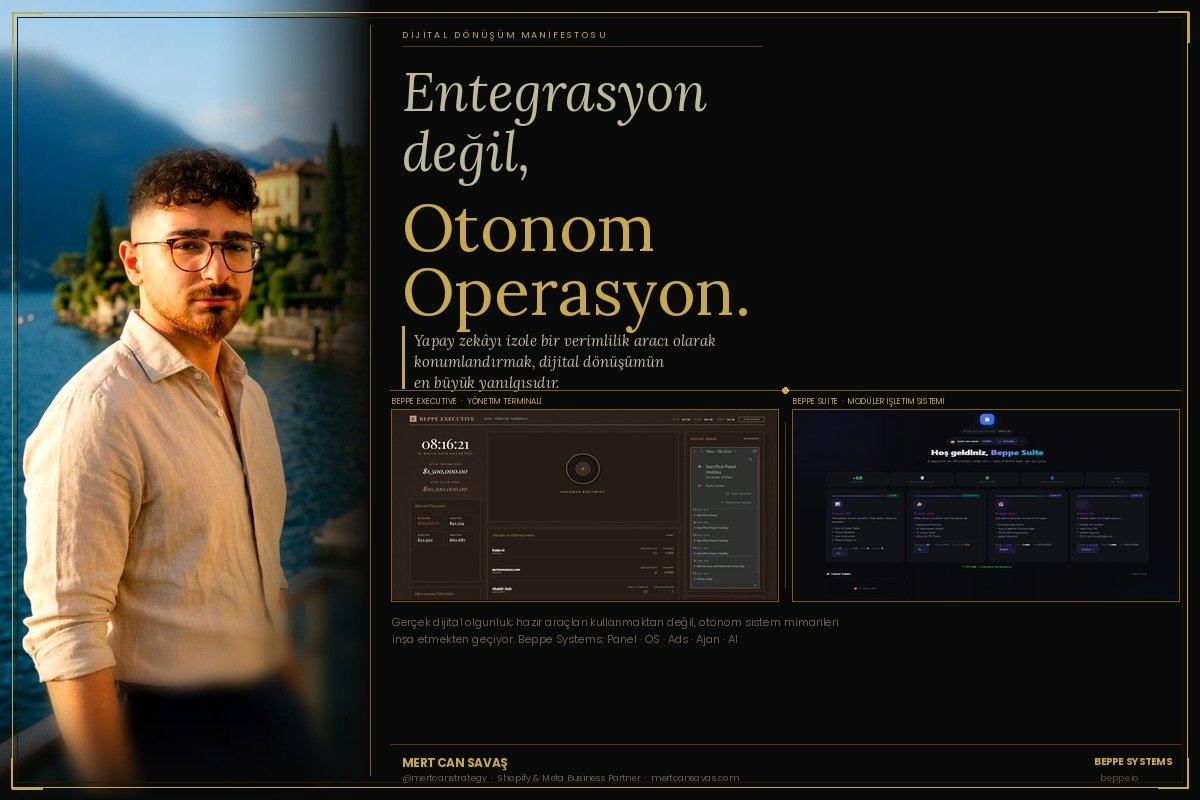 Dijital dönüşümde hamle sırası: "Entegrasyon" evresinden "Otonom Operasyon" evresine geçtik.
