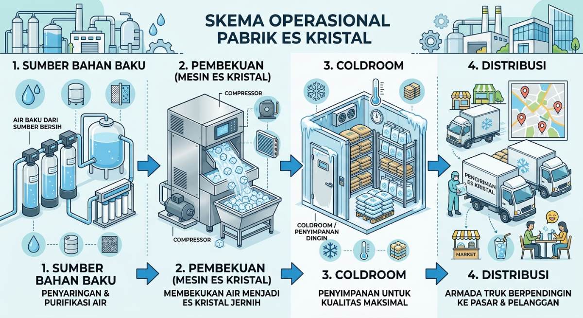 Siapkan ini !! Sebelum Membeli Mesin Es Kristal (Checklist Pemula)