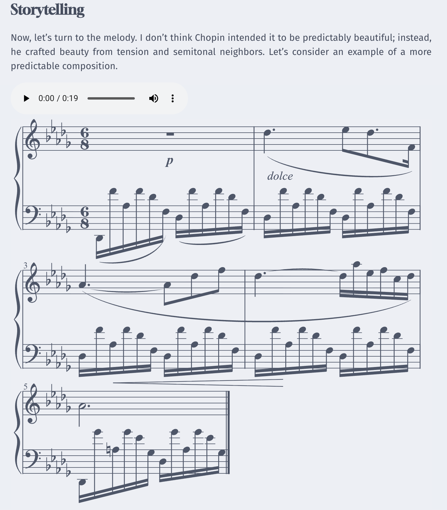 Music Sheet in light mode