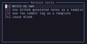 Release notes