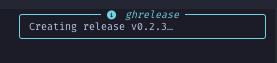 Release creation notification