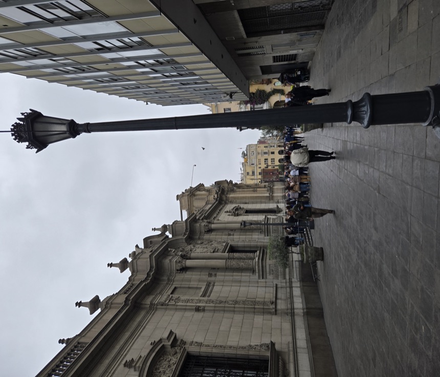 Walking toward the City Hall