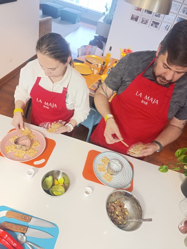 We preparing our first tuna tartare