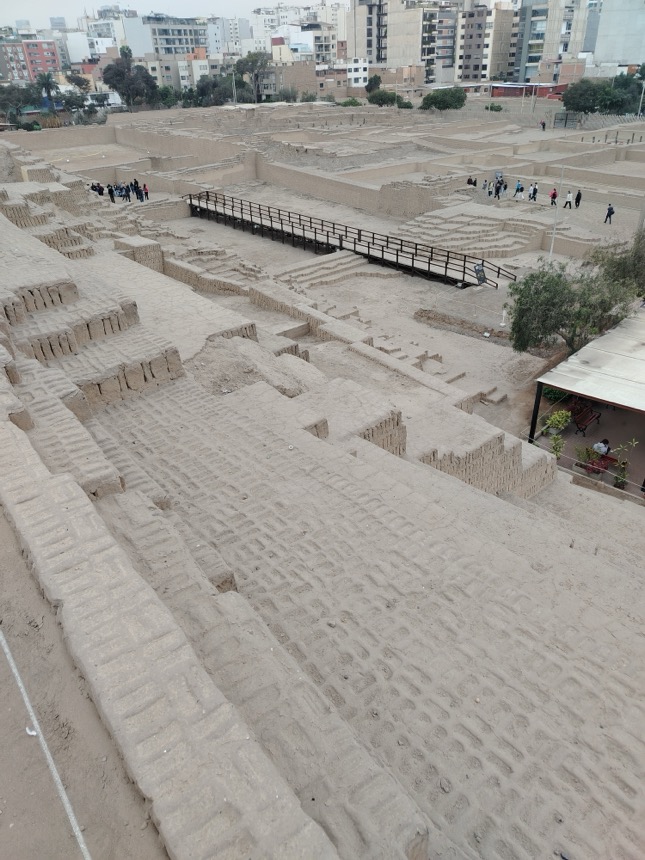 View from the top of the pyramid