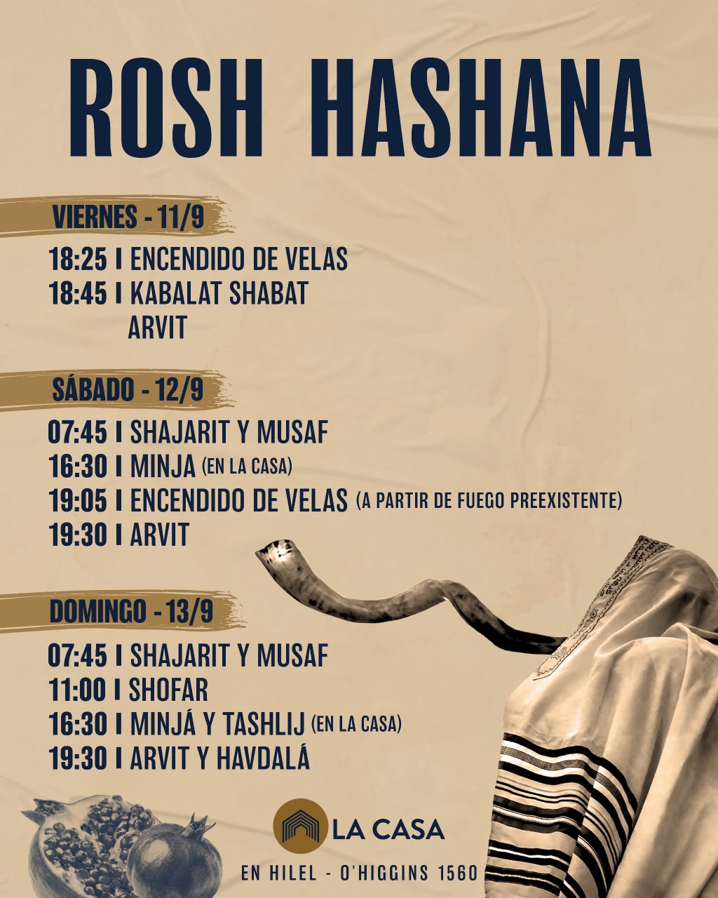 Asado comunitario de Rosh Hashana
