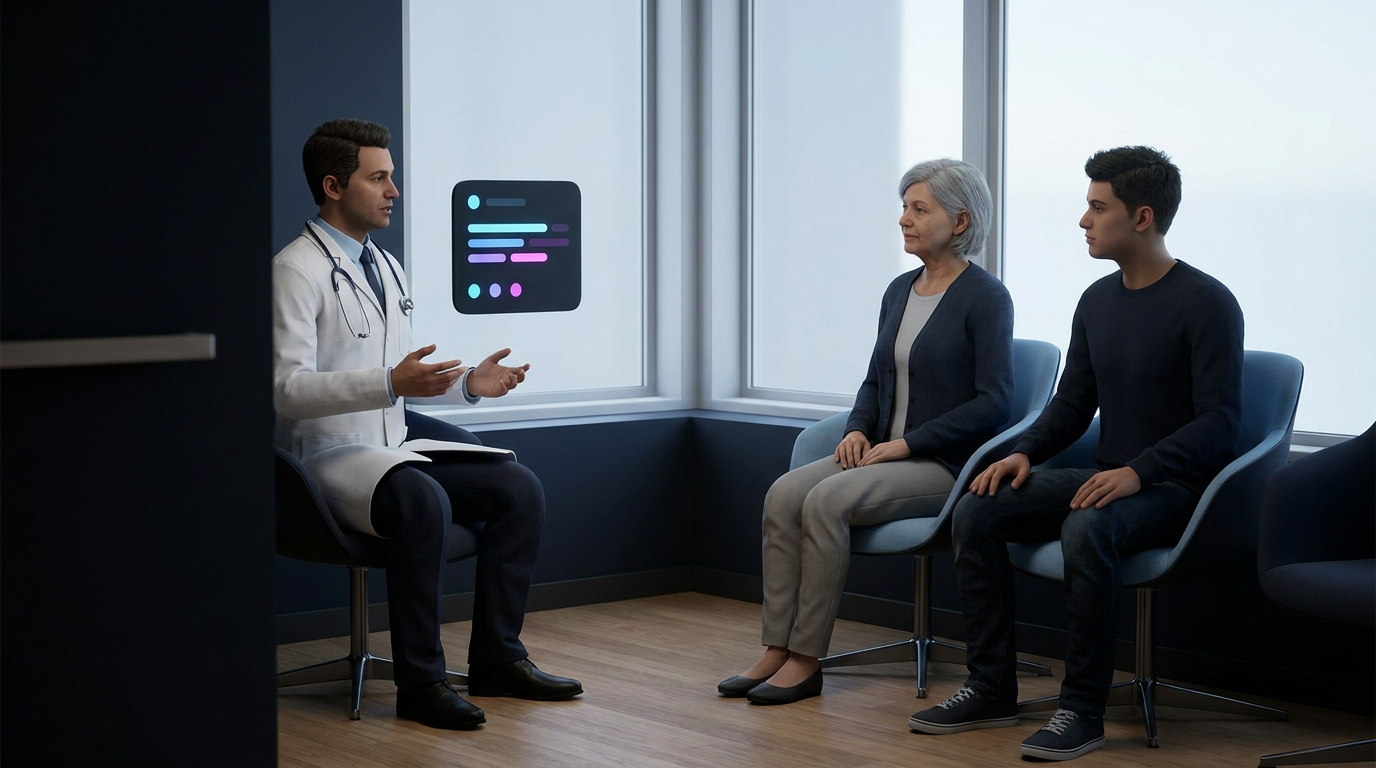 Kommunikation mit den Angehörigen des Patienten