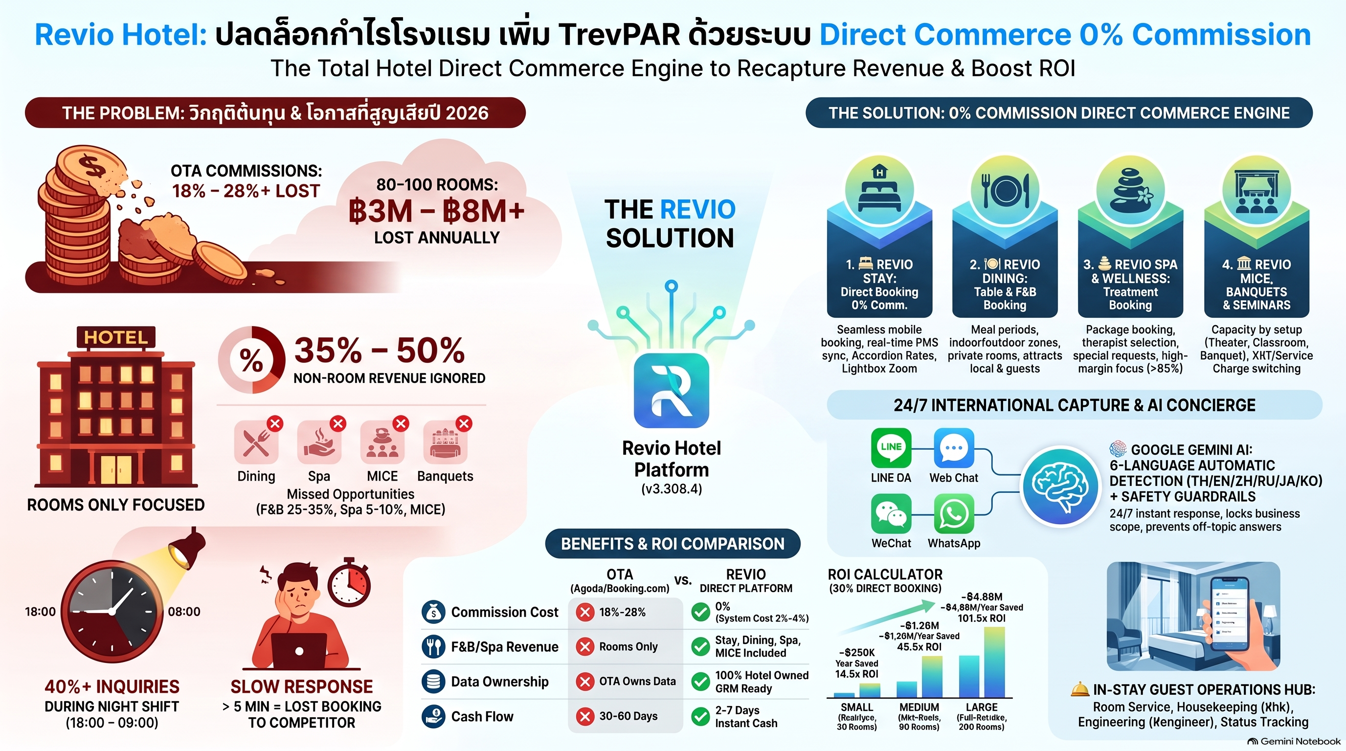 Revio Hotel Direct Commerce Engine