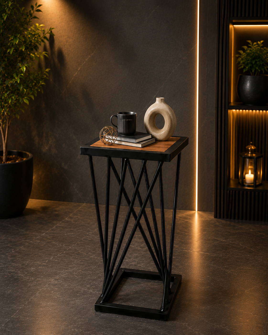 Zərif Xətlər, Güclü Metal – Loft Yan Masa