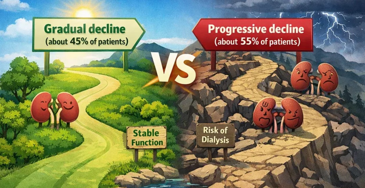 O que um estudo de 10 anos nos ensina sobre desacelerar o declínio da função renal