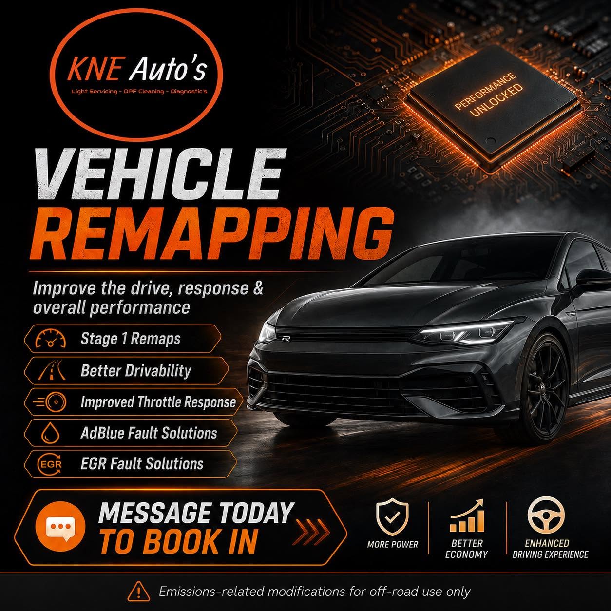 Stage 1 Remap + DPF Clean - Best Performance Package