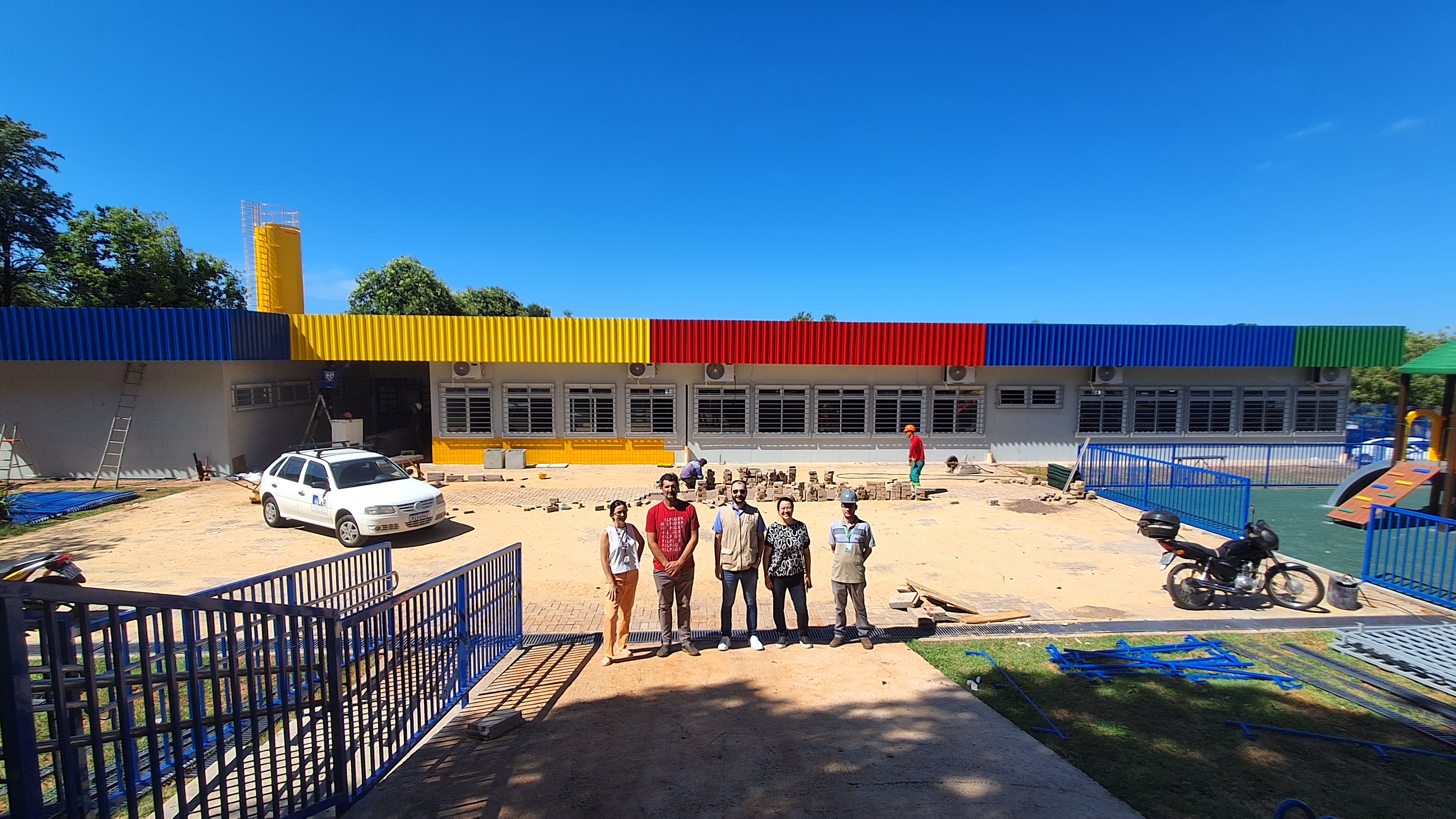 EM NOVA VISITA À ESCOLA JOSÉ BALDO, OBSERVATÓRIO SOCIAL VERIFICA FASE FINAL DA OBRA