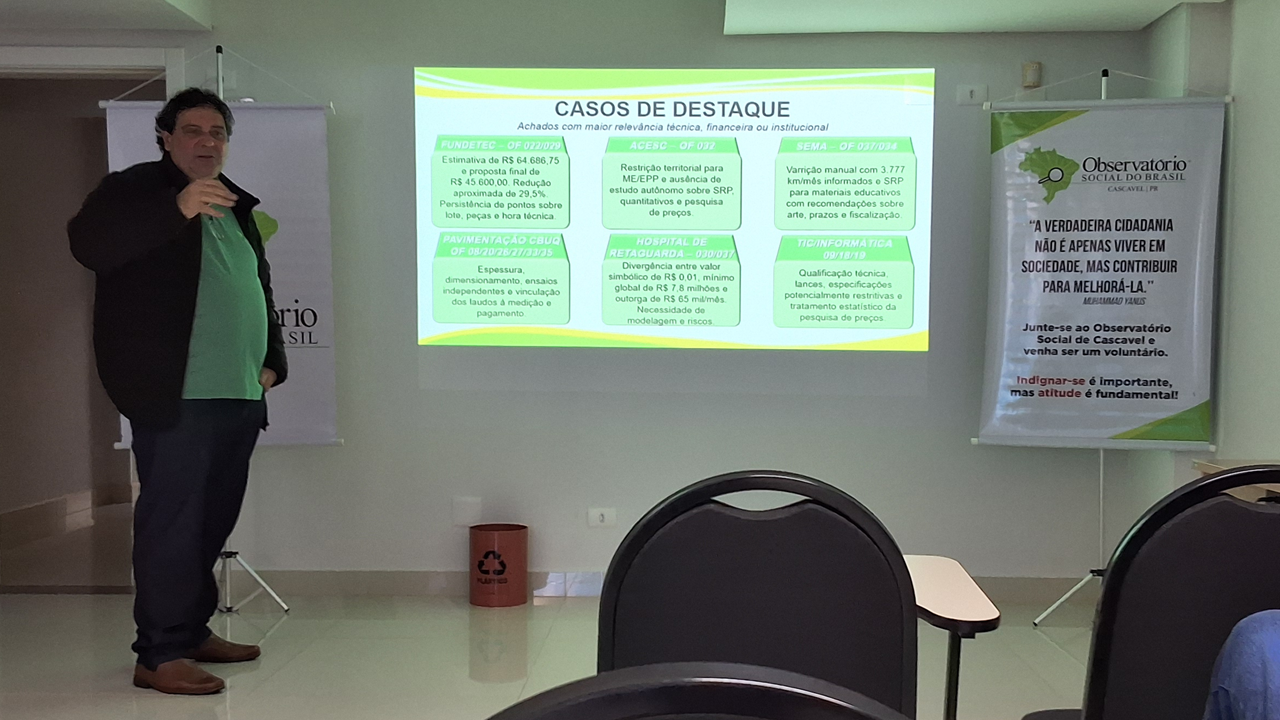 OSB CASCAVEL APRESENTA PRESTAÇÃO DE CONTAS REFERENTE AO PRIMEIRO QUADRIMESTRE DE 2026