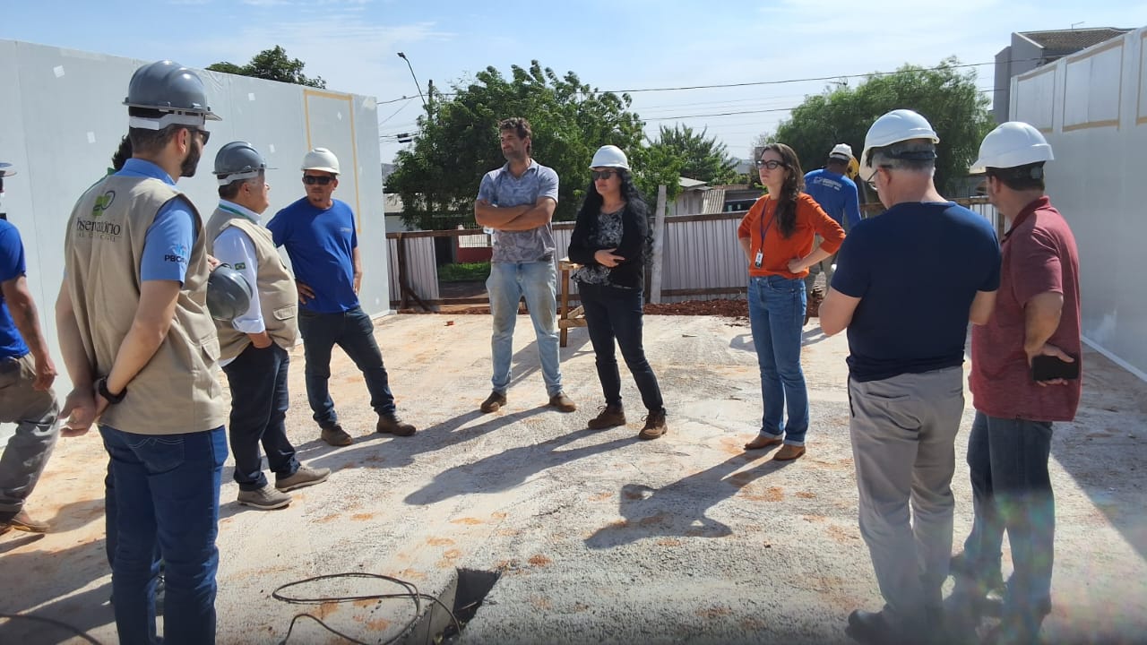 OBSERVATÓRIO SOCIAL VISITA OBRA DA ESCOLA MUNICIPAL JOSÉ BALDO