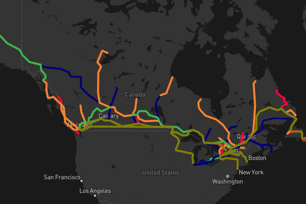 Different Canadian Rails MetroDreamin' | Canadian Rail System up to me