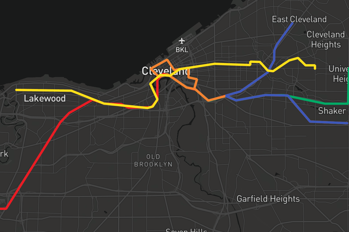 MetroDreamin' | Cleveland RTA (Rapid) 2040 Map