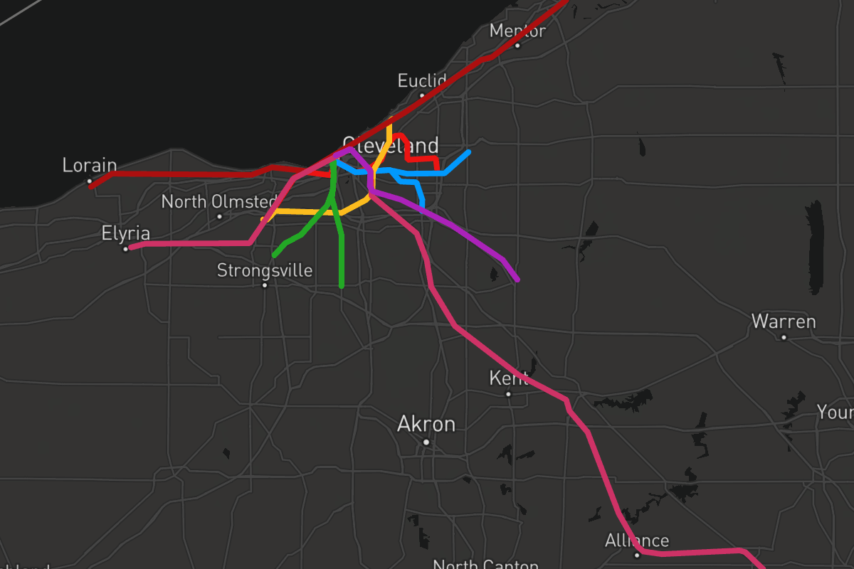 MetroDreamin' | What the Cleveland RTA System could Potentially look ...