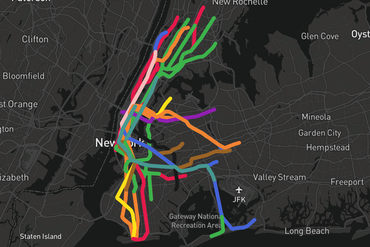 MetroDreamin' | New York City Subway 2024 With Waypoints