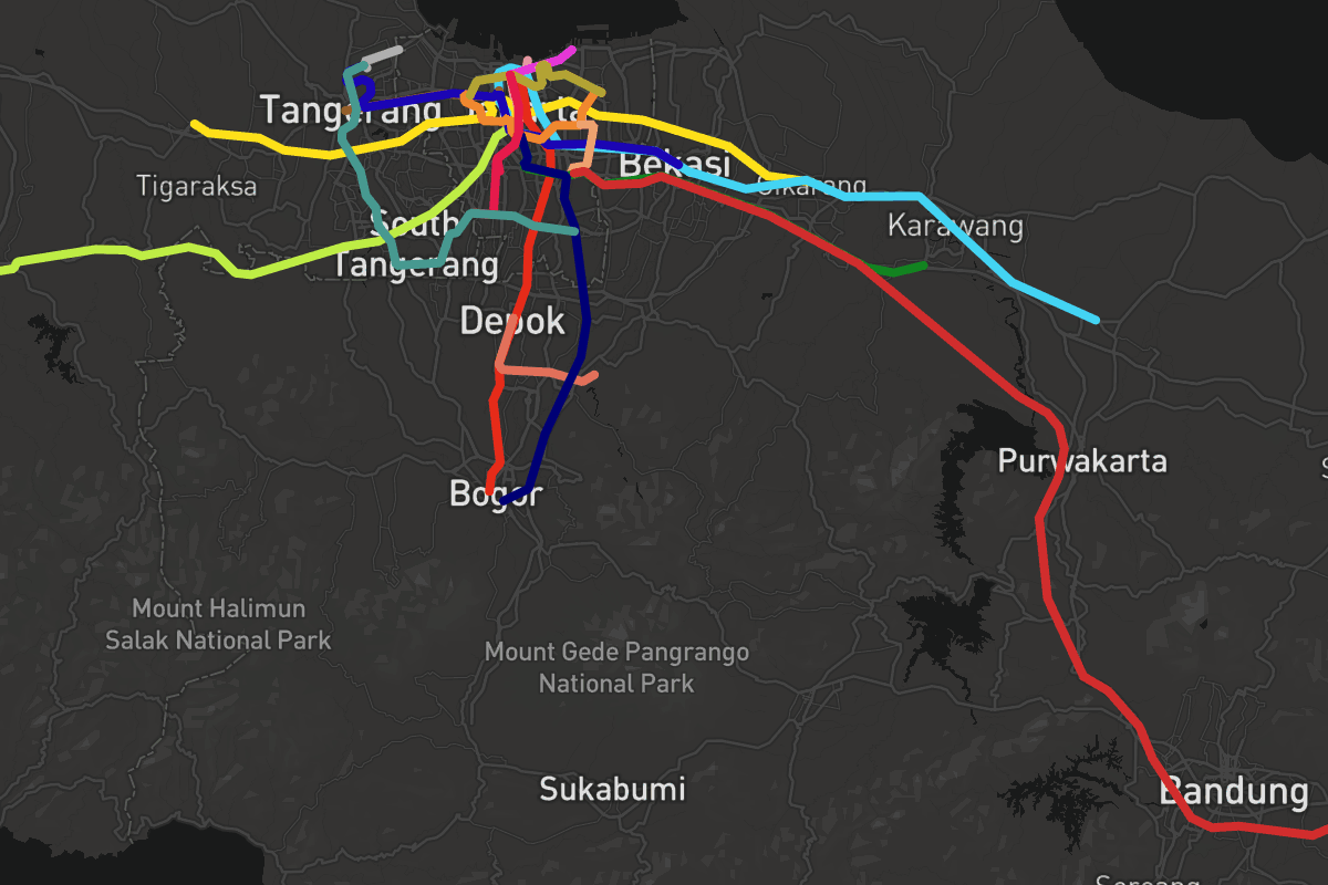 Map Prj MetroDreamin' | Improved Jakarta Public Transport Map