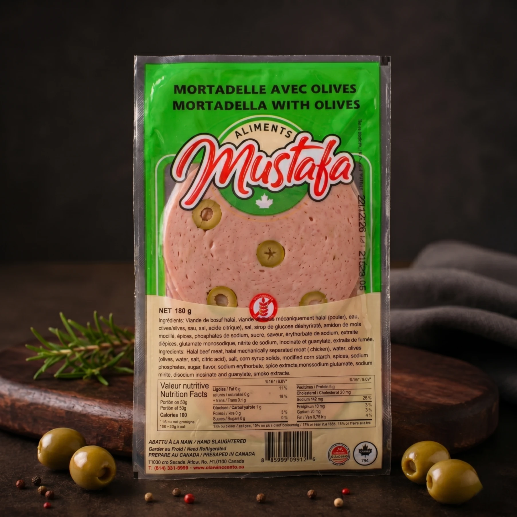 Mortadelle - Olives