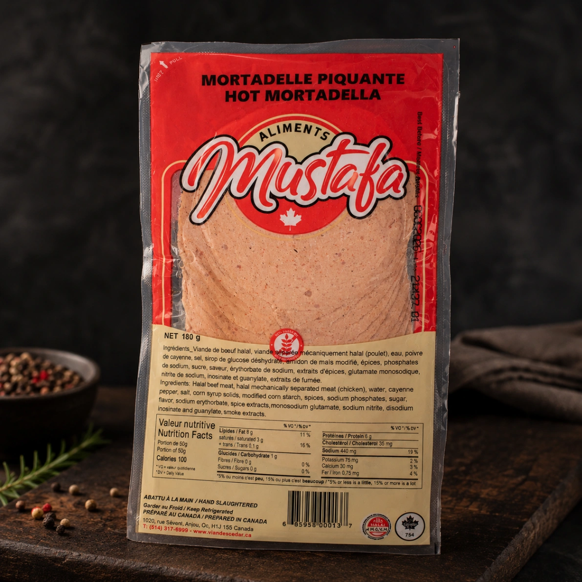 Mortadelle - Piquant
