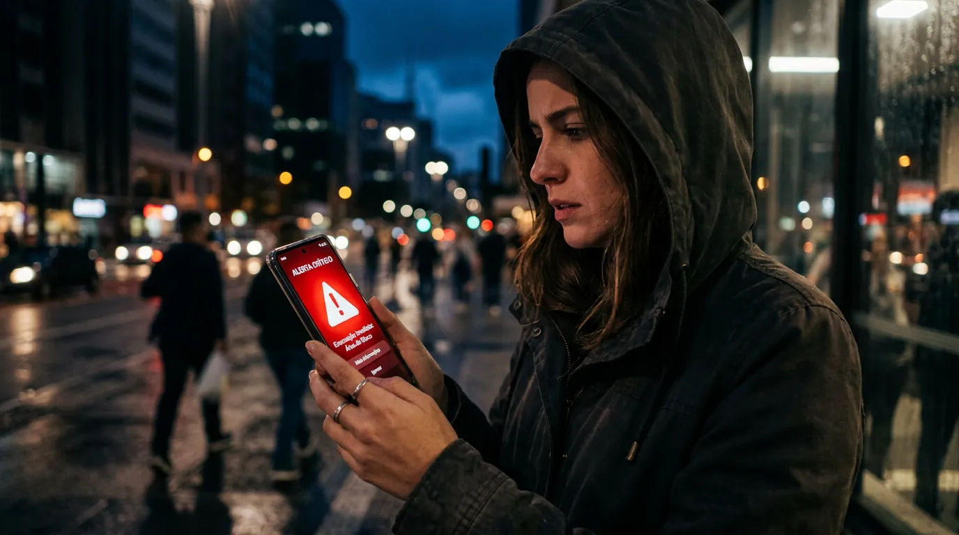 Alerta de golpe financeiro no celular