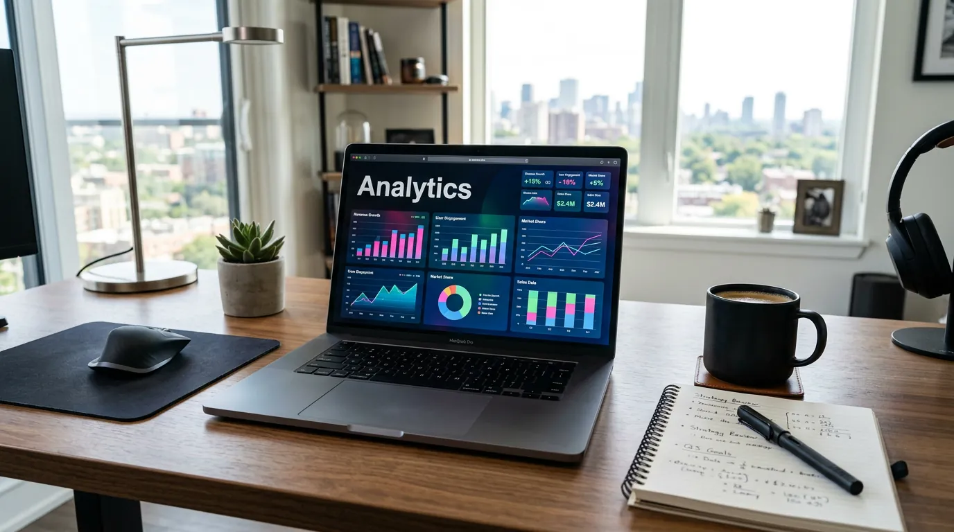 Analista de dados trabalhando com Business Intelligence sem programação